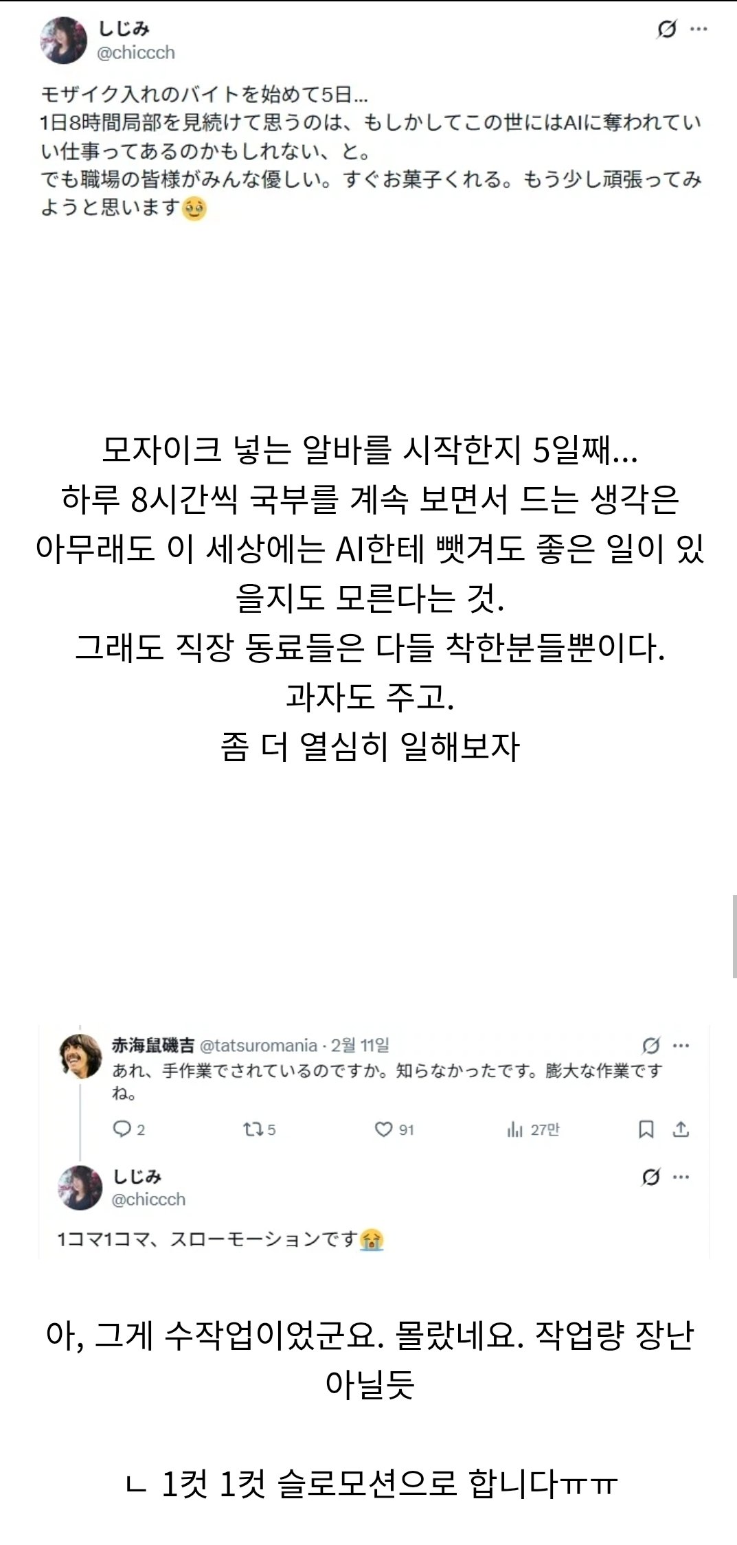 야동 모자이크 삽입 알바하며 느낀 것.jpg