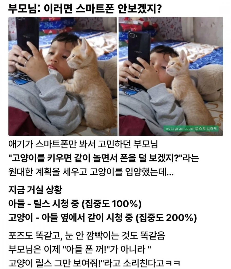 부모님 :  이러면 스마트폰 안보겠지!jpg