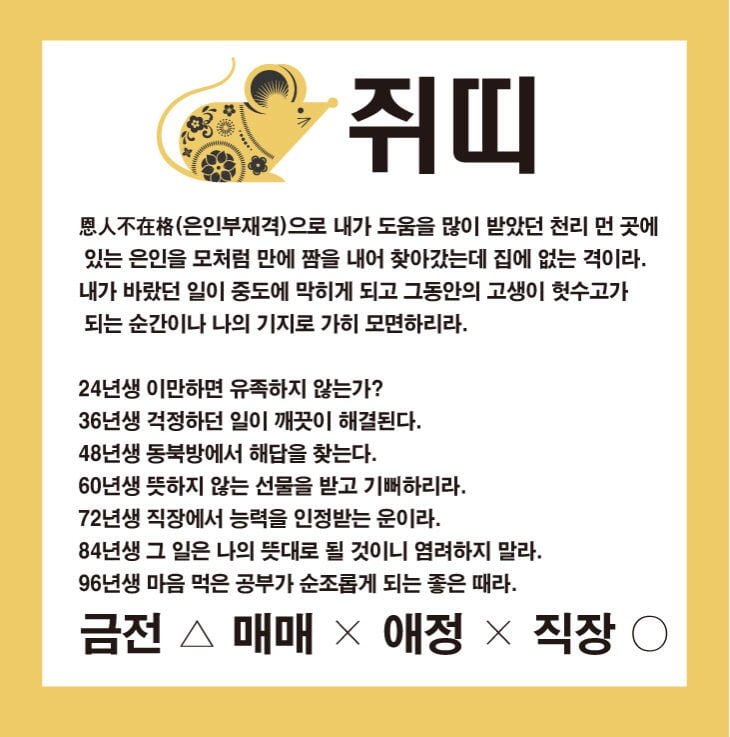 재미로 보는 24일 운세