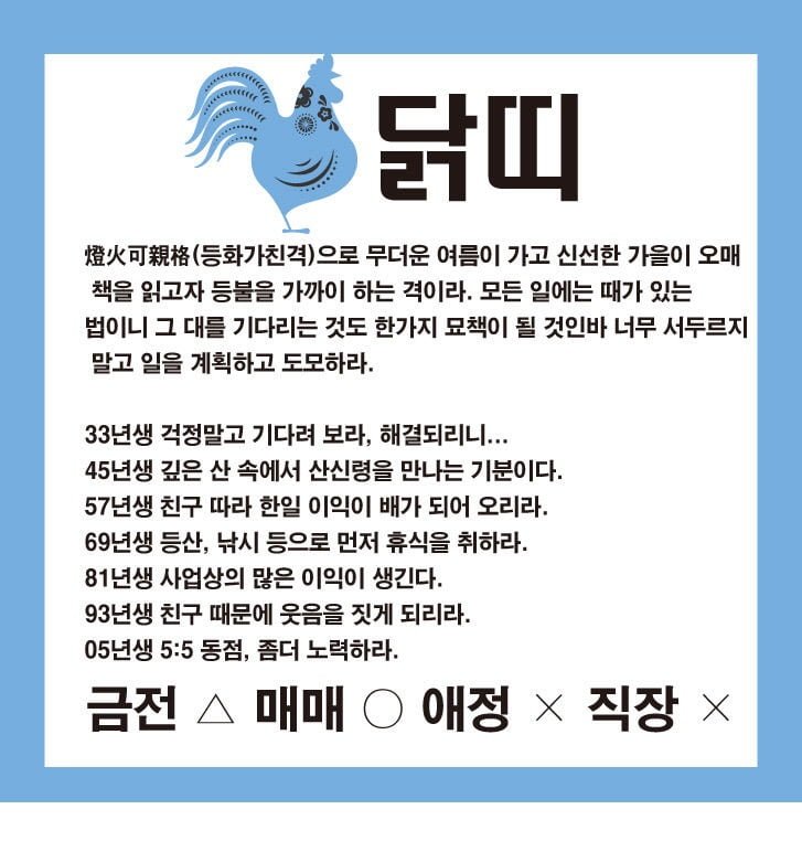 재미로 보는 24일 운세