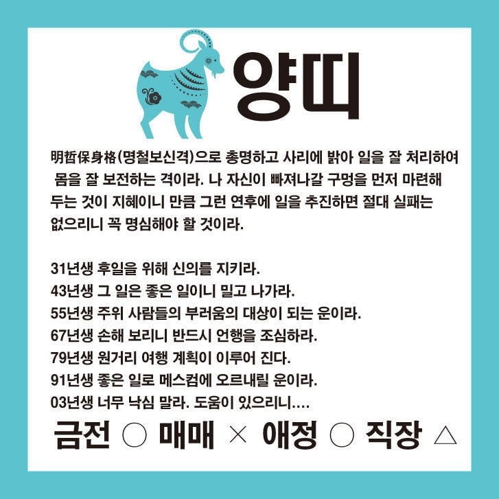 재미로 보는 22일 운세