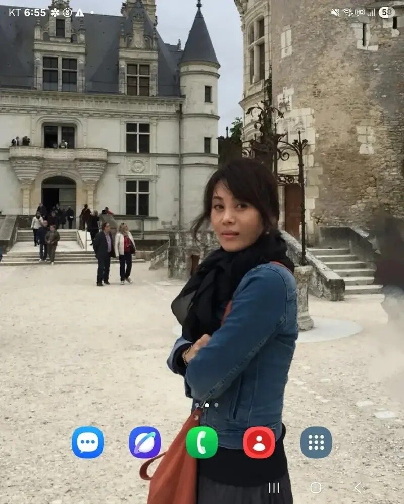아내가 사망전에 보낸 카톡메시지