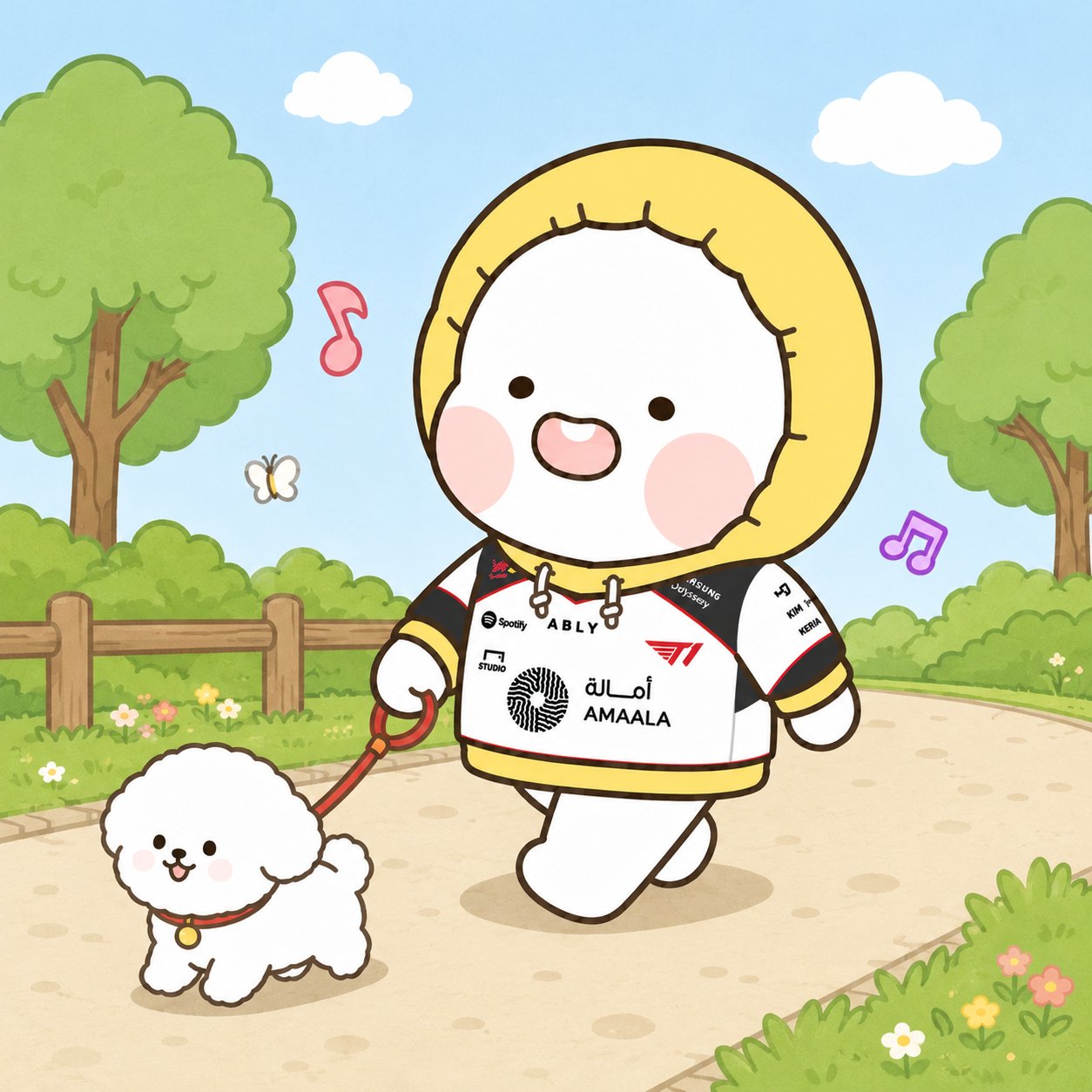 산책가자 gif