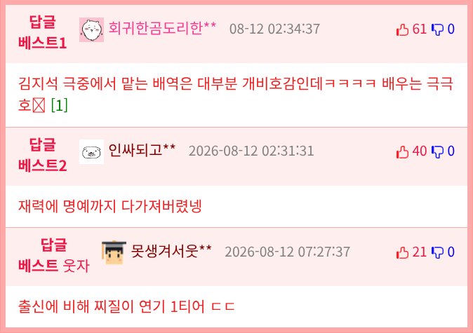 독립운동가의 후손인 배우 김지석